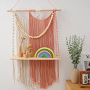 Nordic-style Woven Tapestry Wall Shelf Decor