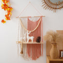 Nordic-style Woven Tapestry Wall Shelf Decor